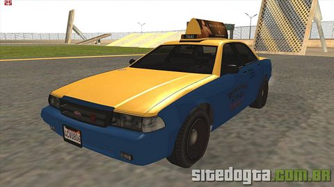 Vapid Stanier Taxi do GTA V para GTA San Andreas